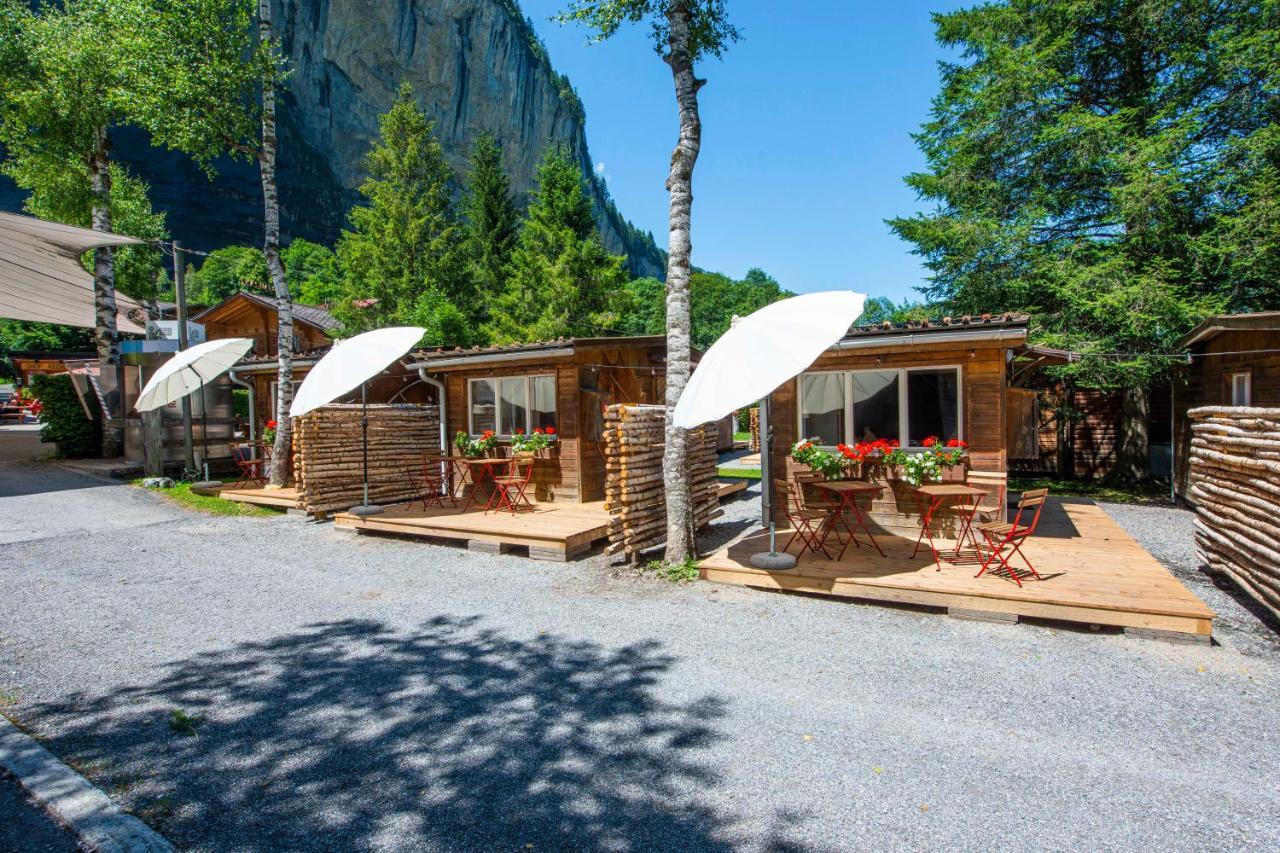 Camping Jungfrau Lauterbrunnen Bagian luar foto