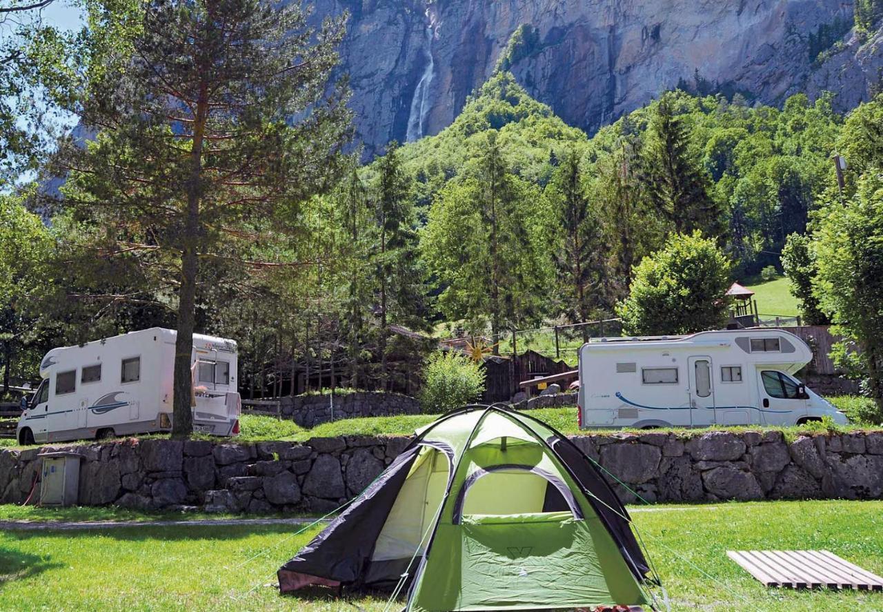 Camping Jungfrau Lauterbrunnen Bagian luar foto