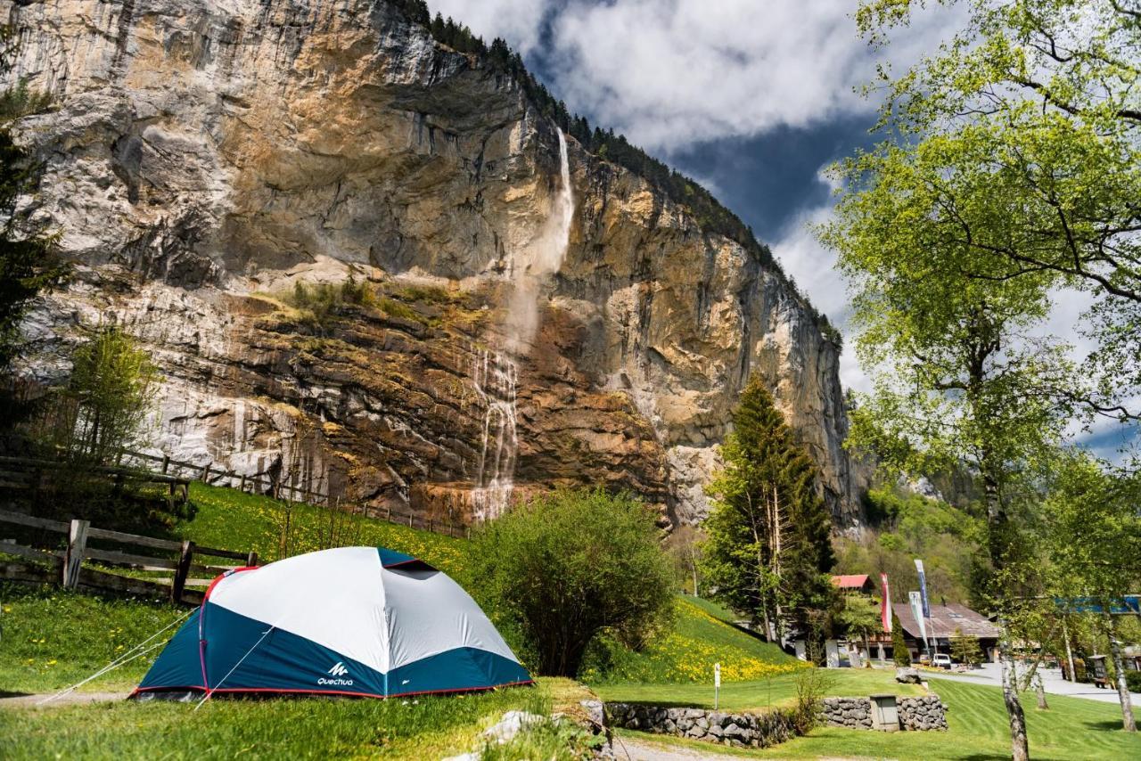 Camping Jungfrau Lauterbrunnen Bagian luar foto