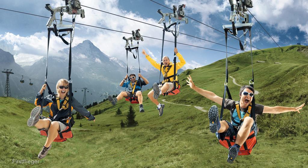 Camping Jungfrau Lauterbrunnen Bagian luar foto
