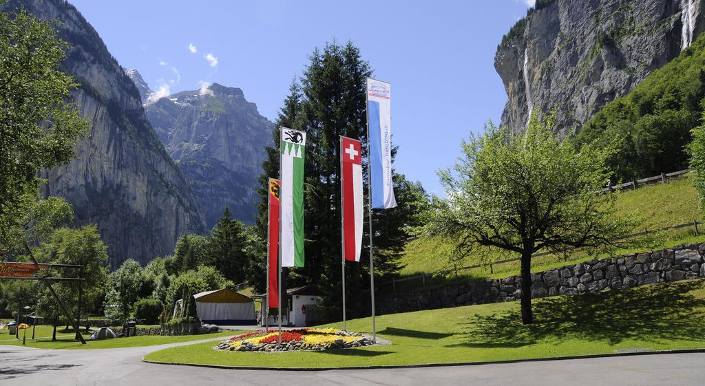 Camping Jungfrau Lauterbrunnen Bagian luar foto